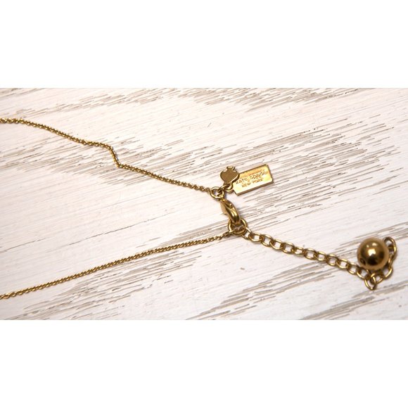 Kate Spade 12K Gold Smile Pendant Necklace - Picture 5 of 5